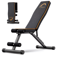 Banc de Musculation Pliable Multifonctionnel - Réglable & Inclinable - 300 kg