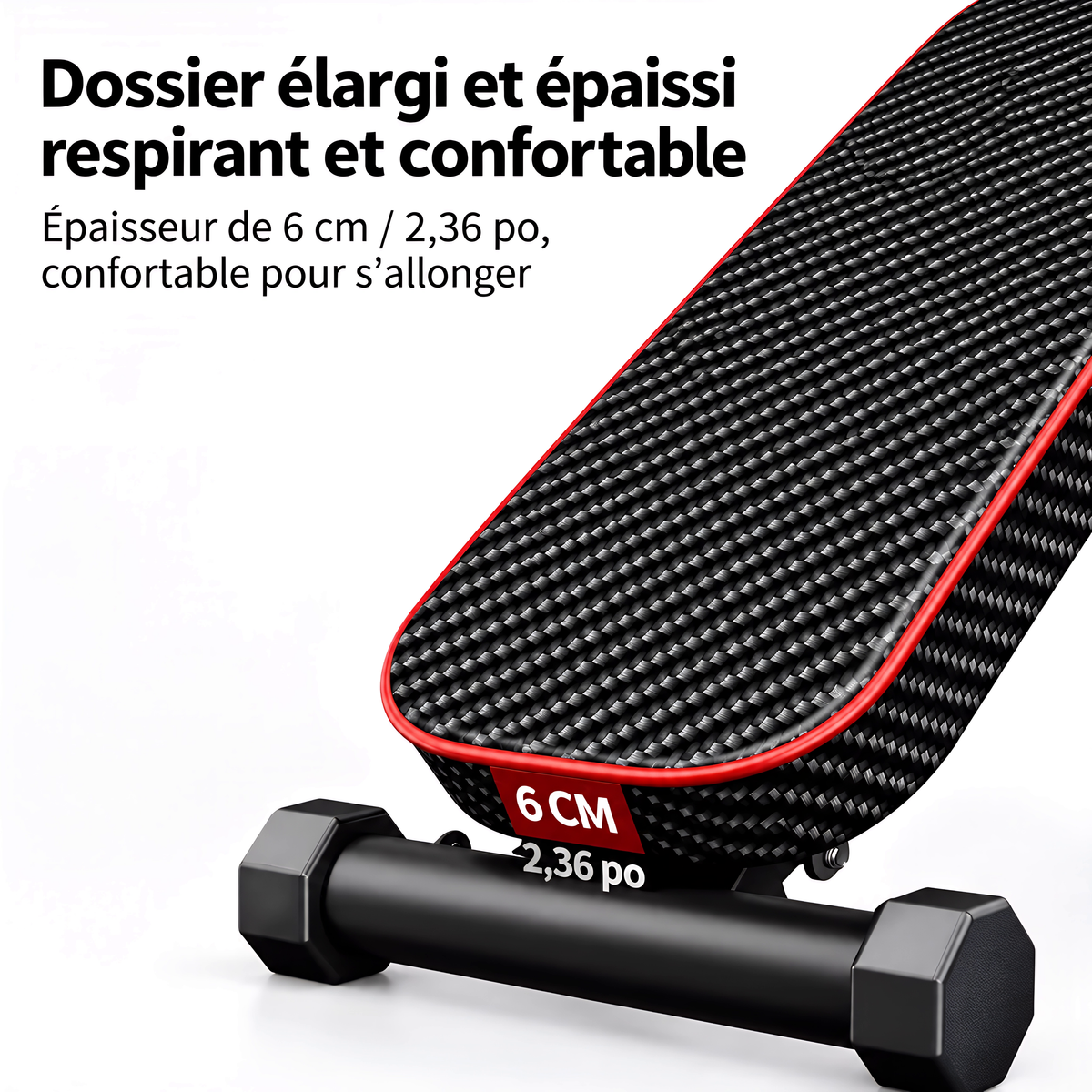 Banc de Musculation Pliable Polyvalent - Fitness & Force Maison