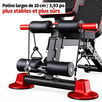 Banc de Musculation Pliable Polyvalent - Fitness & Force Maison