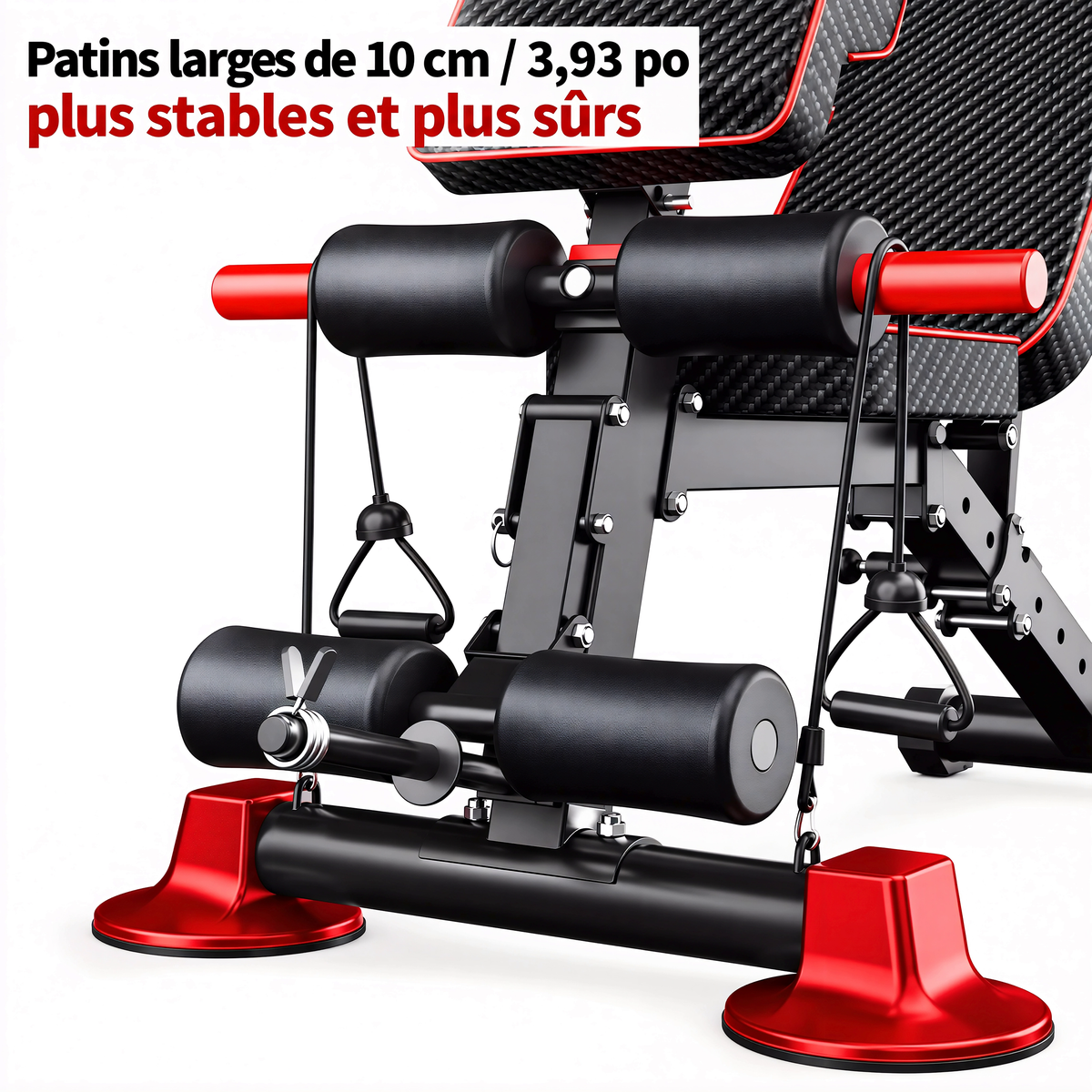 Banc de Musculation Pliable Polyvalent - Fitness & Force Maison