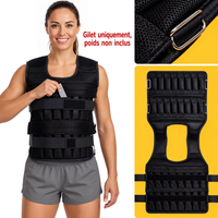 Gilet Lesté Réglable jusqu’à 20 kg - Entraînement & Renforcement