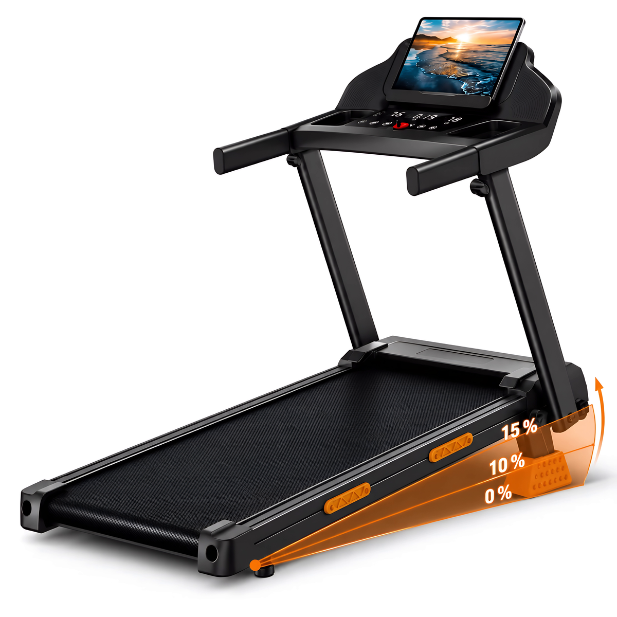 Tapis de Course Pliable UMAY SF20 – Moteur 3.0HP, Inclinaison 15%, Écran LED, Charge 180 kg