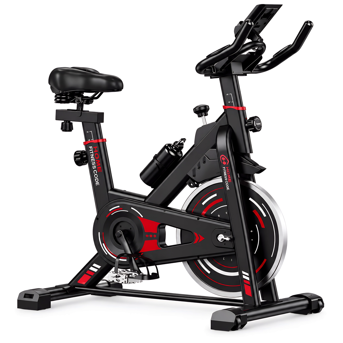 Vélo d'Exercice Stationnaire GartistGO – Volant 10 kg, Écran LCD, Résistance Réglable, 120 kg