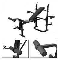 Ensemble Banc de Musculation + Haltères & Barre – 90 kg Inclus