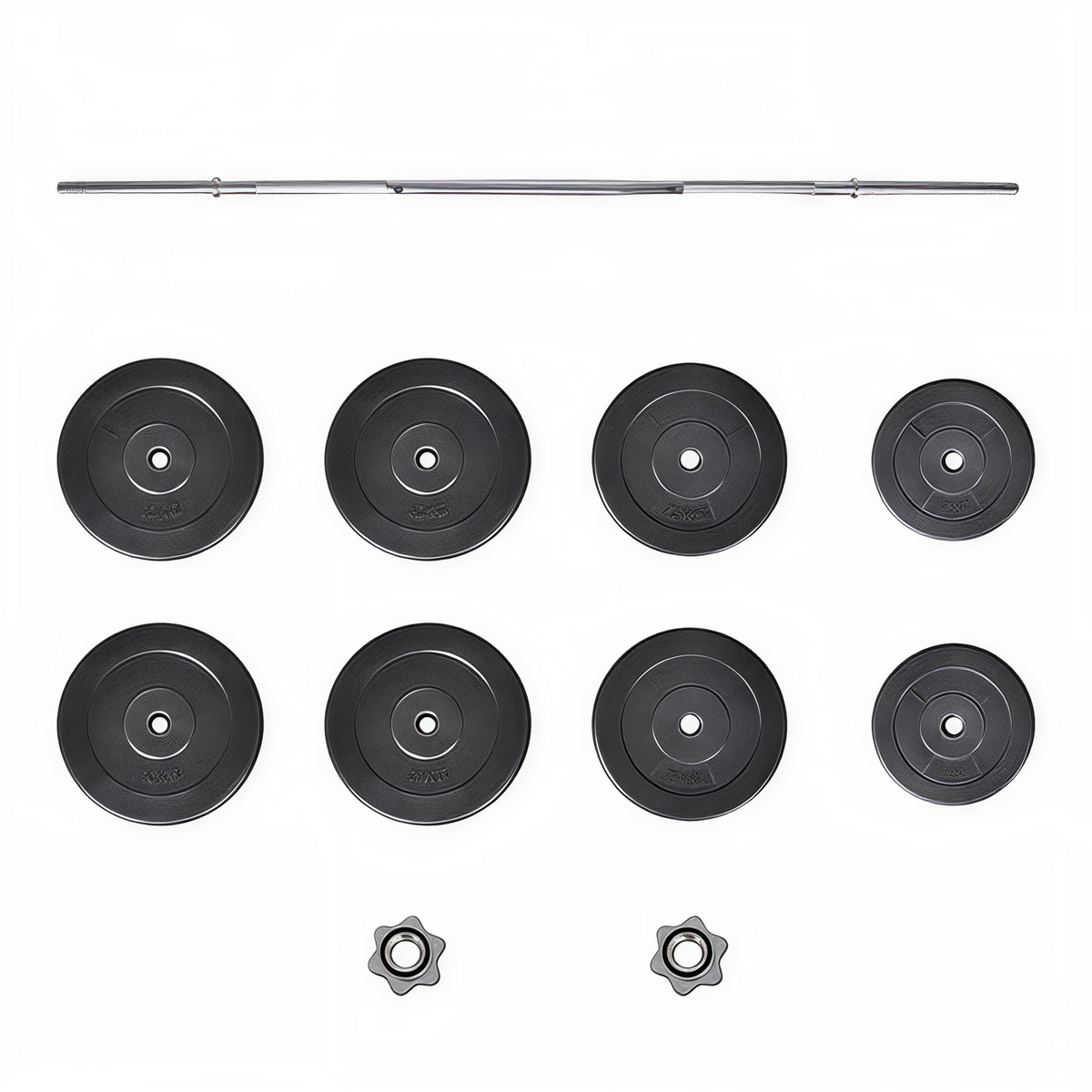 Ensemble Banc de Musculation + Haltères & Barre – 90 kg Inclus
