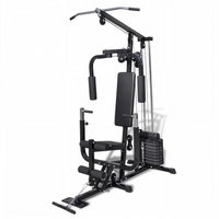 Banc de Musculation Multi-Postes – Poulies & Presse-Jambes