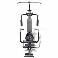 Banc de Musculation Multi-Postes – Poulies & Presse-Jambes