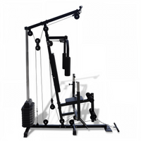 Banc de Musculation Multi-Postes – Poulies & Presse-Jambes