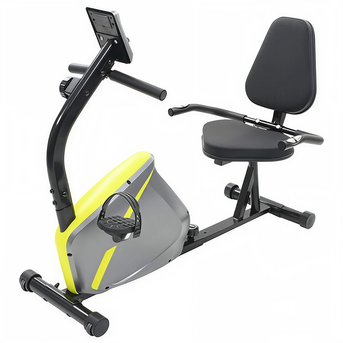 Vélo d'Appartement Semi-Allongé Premium – Résistance Magnétique & Écran LCD