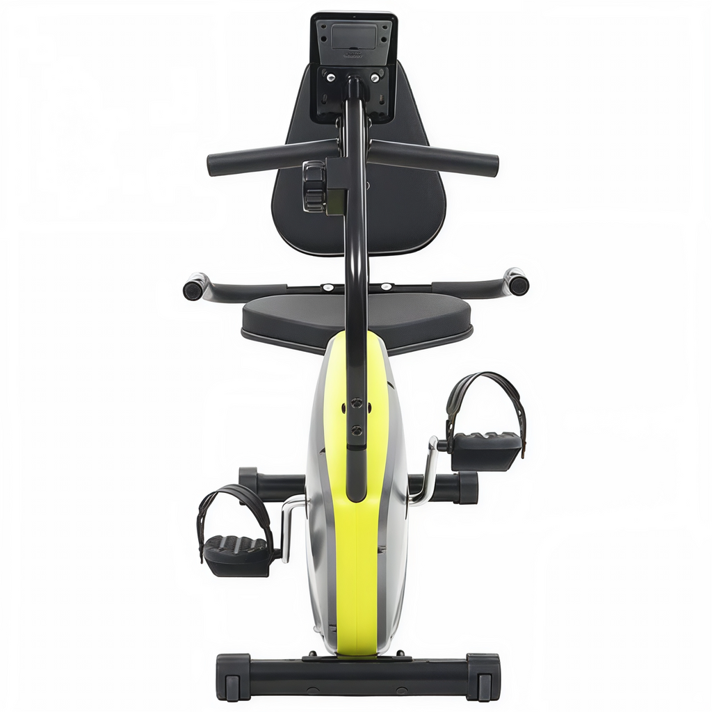 Vélo d'Appartement Semi-Allongé Premium – Résistance Magnétique & Écran LCD